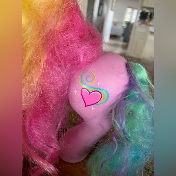 My Little Pony G3 RARITY the Unicorn 9" 2005 Rainbow Hair Pink. Skywishes - Picture 6 of 10